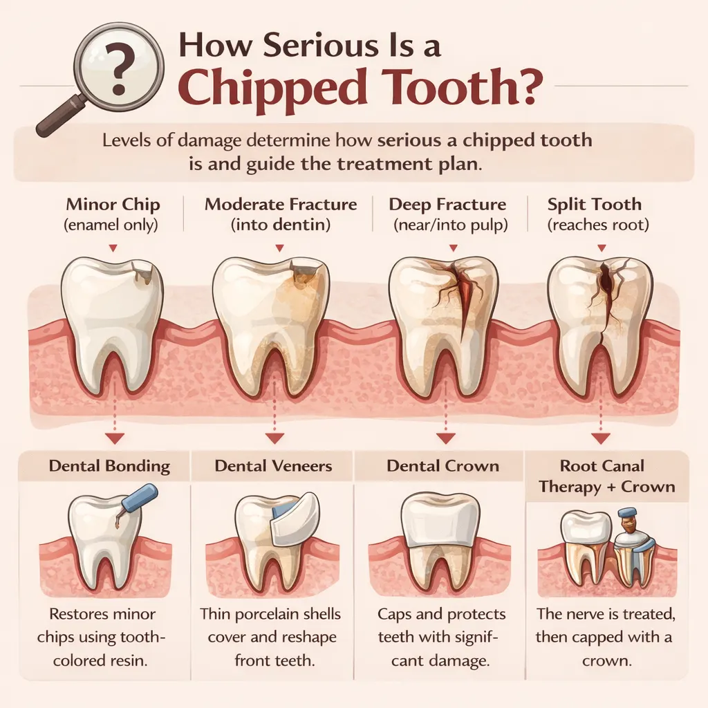 Chipped Tooth iinfographic 